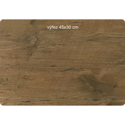 Li-Go 4709/DUB2 - Επιτοίχια διακόσμηση LED RGBW με ρύθμιση φωτεινότητας LED/24W/230V 125x74 cm σε απόχρωση δρυός/Χάρτης κόσμου - παράλληλοι + τηλεχειριστήριο