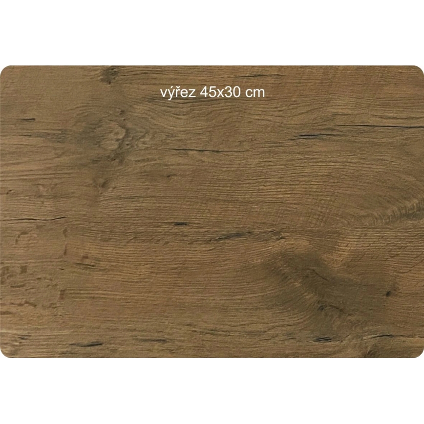 Li-Go 4709/DUB2 - Επιτοίχια διακόσμηση LED RGBW με ρύθμιση φωτεινότητας LED/24W/230V 125x74 cm σε απόχρωση δρυός/Χάρτης κόσμου - παράλληλοι + τηλεχειριστήριο