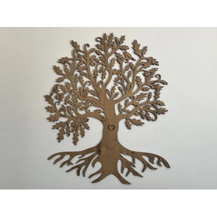 Li-Go 5739/DUB2 - Ρυθμιζόμενο επιτοίχιο διακοσμητικό φωτιστικό LED/10W/230V 68x80 cm σε χρώμα δρυός