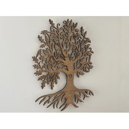 Li-Go 5739/DUB2 - Ρυθμιζόμενο επιτοίχιο διακοσμητικό φωτιστικό LED/10W/230V 68x80 cm σε χρώμα δρυός