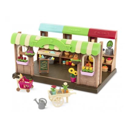 Li'l Woodzeez - Σετ παιχνιδιού farmers market