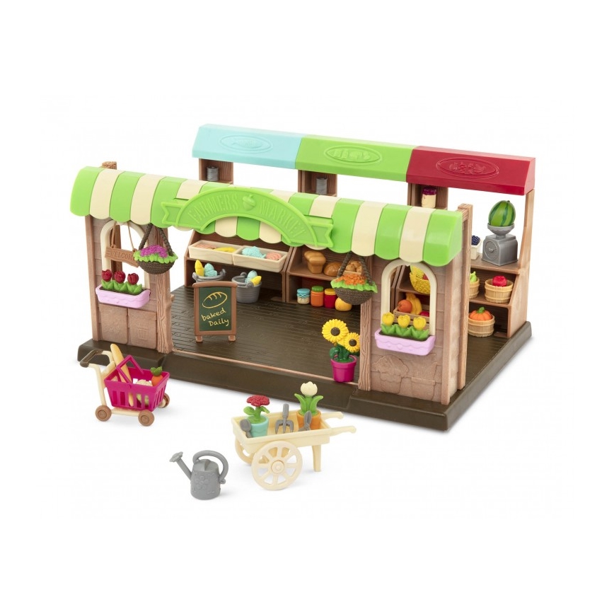 Li'l Woodzeez - Σετ παιχνιδιού farmers market