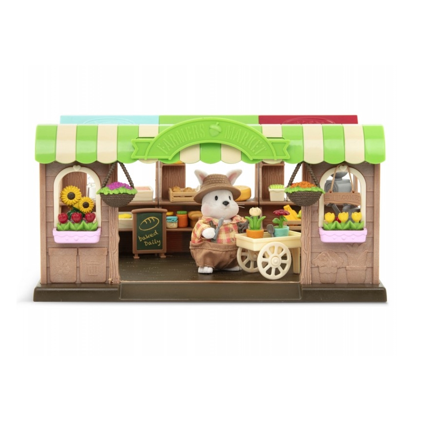 Li'l Woodzeez - Σετ παιχνιδιού farmers market