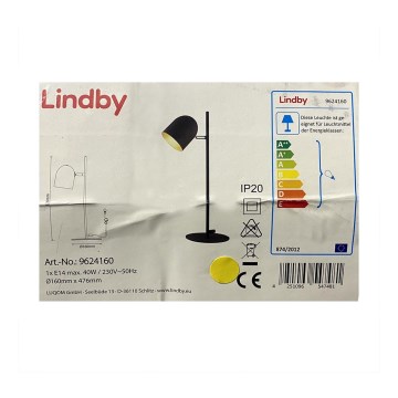 Lindby - Eπιτραπέζια λάμπα 1xE14/40W/230V