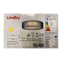 Lindby - LED Dimmable φωτιστικό οροφής AMON 3xLED/12W/230V