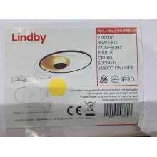 Lindby - LED Dimmable φωτιστικό οροφής FEIVAL LED/36W/230V