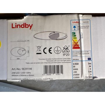 Lindby - LED Dimmable φωτιστικό οροφής XENIAS LED/20W/230V