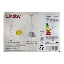 Lindby - LED RGB Κρεμαστό φωτιστικό οροφής ντιμαριζόμενο CAROLLE LED/10W/230V + RC