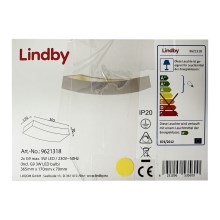 Lindby - LED Φωτιστικό τοίχου TIARA 2xG9/3W/230V