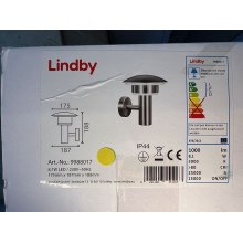 Lindby - Επιτοίχιο φωτιστικό εξωτερικού χώρου LED LILLIE LED/8,1W/230V IP44