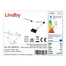 Lindby - Επιτραπέζιο φωτιστικό αφής LED Dimmable FELIPE LED/4,5W/230V