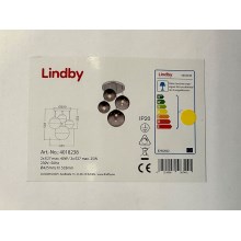 Lindby - Κρεμαστό φωτιστικό ROBYN 2xE27/40W/230V + 2xE27/25W/230V