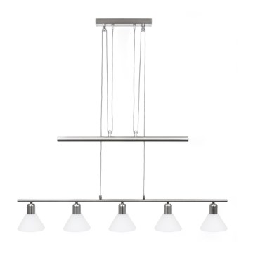 Lindby - Κρεμαστό φωτιστικό οροφής DELIRA 5xE14/40W/230V ματ χρώμιο
