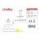 Lindby - Κρεμαστό φωτιστικό οροφής DELIRA 5xE14/40W/230V ματ χρώμιο