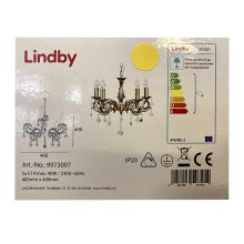 Lindby - Κρεμαστό φωτιστικό οροφής KORA 5xE14/40W/230V