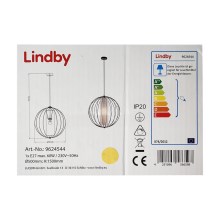 Lindby -  Κρεμαστό φωτιστικό οροφής KORIKO 1xE27/60W/230V