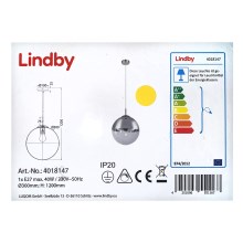 Lindby - Κρεμαστό φωτιστικό οροφής μπάλα RAVENA 1xE27/40W/230V
