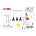 Lindby - Κρεμαστό φωτιστικό οροφής ράγα IBU 3xE27/60W/230V