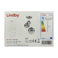 Lindby - Κρεμαστό φωτιστικό οροφής τρίφωτο RAVENA 3xE27/40W/230V