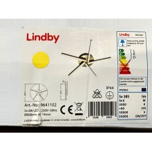 Lindby -Πλαφονιέρα  μπάνιου LED PATRIK 5xLED/6,7W/230 IP44