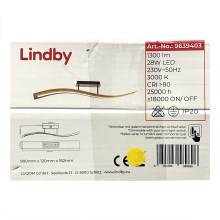 Lindby - Πλαφονιέρα οροφής LED ντιμαριζόμενη LARISA LED/28W/230V