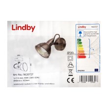 Lindby -Σποτ τοίχου JULIN 1xE14/40W/230V
