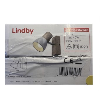 Lindby - Σποτ τοίχου THORIN 1xE14/40W/230V
