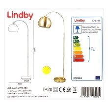 Lindby - Φωτιστικό δαπέδου MOISIA 1xE27/40W/230V
