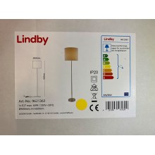 Lindby - Φωτιστικό δαπέδου PARSA 1xE27/60W/230V