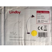 Lindby - Φωτιστικό δαπέδου PHILEAS 1xE27/60W/230V