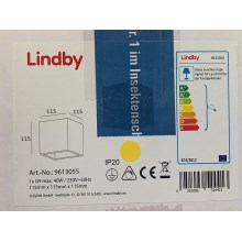 Lindby - Φωτιστικό τοίχου JAYEDN 1xG9/40W/230V γύψος