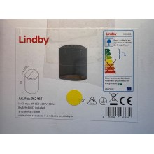 Lindby - Φωτιστικό τοίχου LED EDVIN 1xG9/3W/230V τσιμέντο