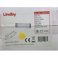 Lindby - Φωτιστικό τοίχου LED RANIK LED/7W/230V