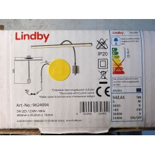 Lindby - Φωτιστικό τοίχου LED ντιμαριζόμενο NAVINA LED/5W/230V
