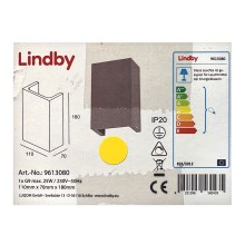Lindby - Φωτιστικό τοίχου SMIRA 1xG9/25W/230V