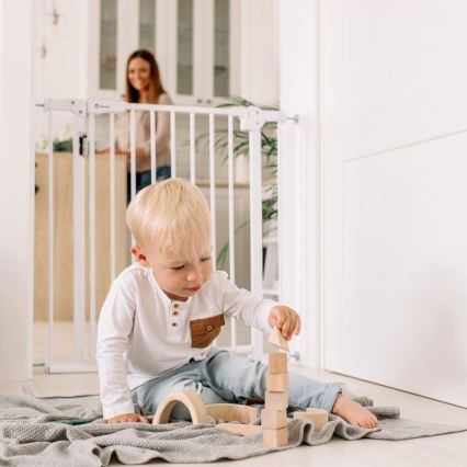 Lionelo - Παιδικό προστατευτικό κάγκελο TRUUS SLIM LED 1xAAA γκρι