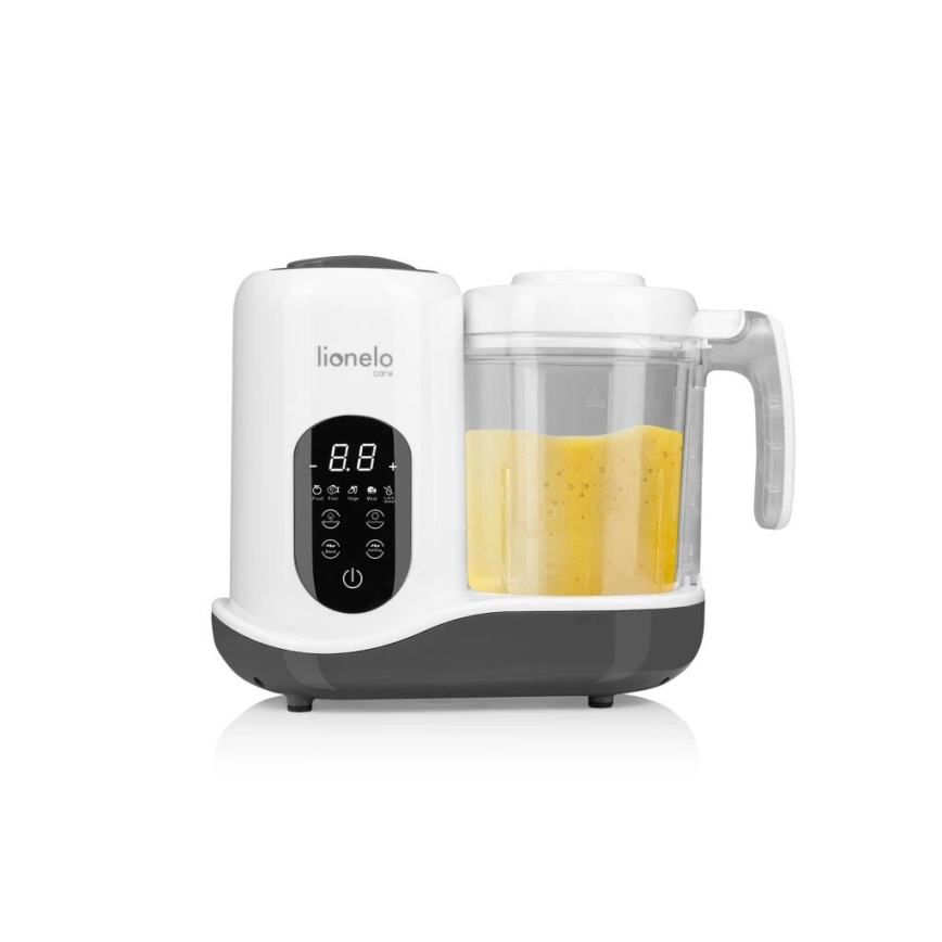 Lionelo - Ατμομάγειρας 5σε1 BABYMENU 110W/230V λευκό/γκρι