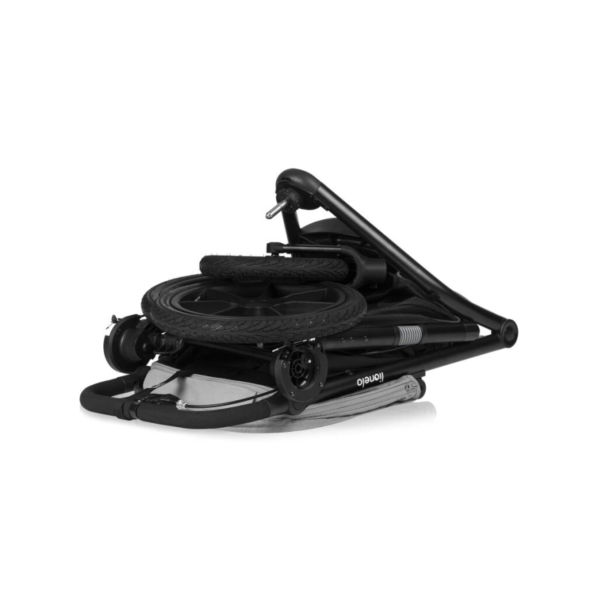 Lionelo - Αθλητικό καροτσάκι AZURA μαύρο/γκρι