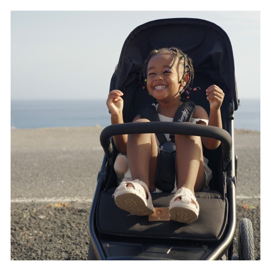 Lionelo - Αθλητικό καρότσι AZURA, Μαύρο