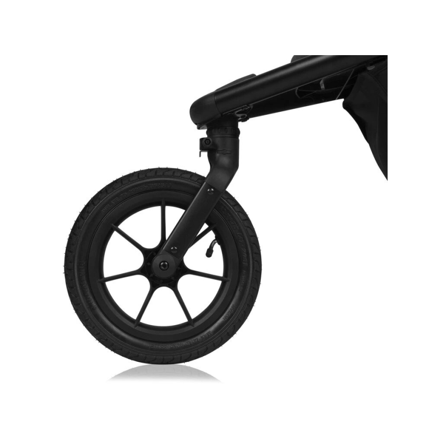 Lionelo - Αθλητικό καρότσι AZURA μαύρο/πράσινο