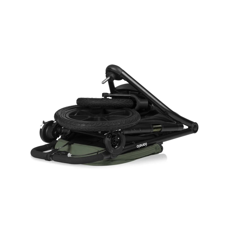 Lionelo - Αθλητικό καρότσι AZURA μαύρο/πράσινο