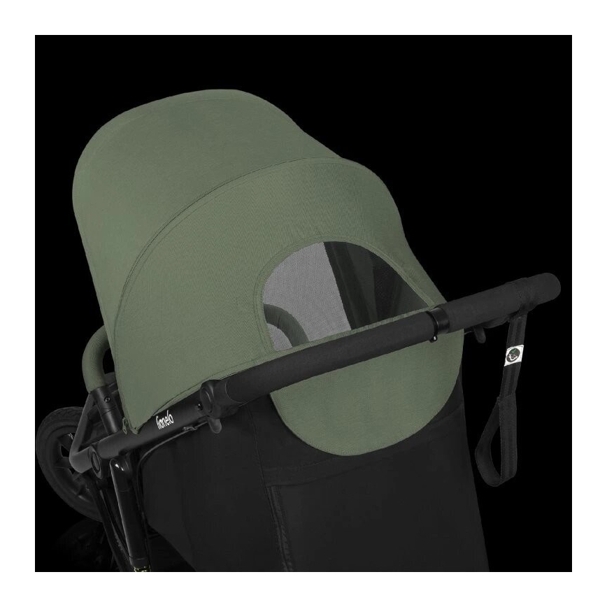 Lionelo - Αθλητικό καρότσι AZURA μαύρο/πράσινο