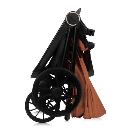 Lionelo - Αθλητικό καρότσι MIKA PLUS Καφέ-σκουριά