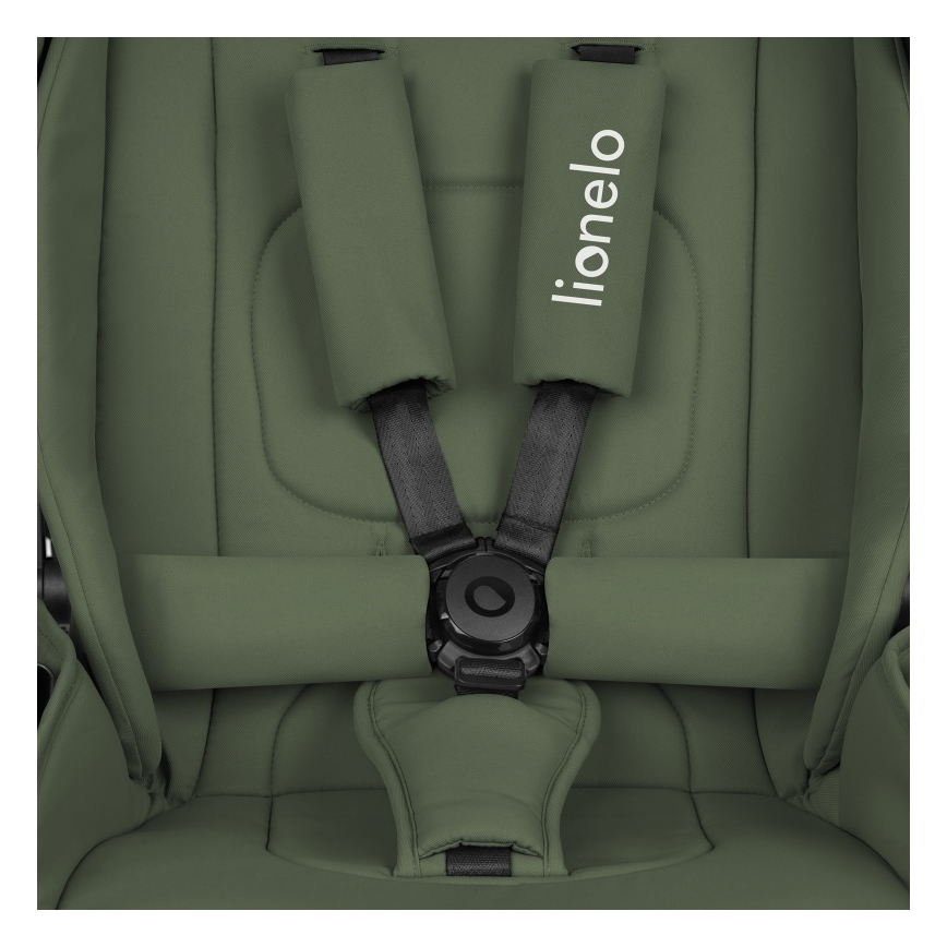 Lionelo - Αθλητικό καρότσι MIKA PLUS Ελαιοπράσινο