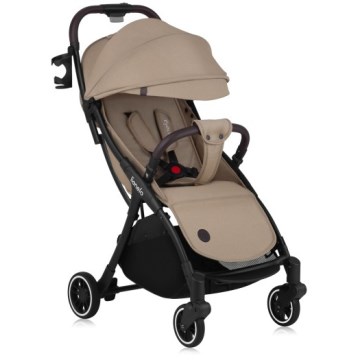 Lionelo - Αθλητικό παιδικό καρότσι JULIE ONE, σε μπεζ απόχρωση άμμου