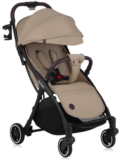 Lionelo - Αθλητικό παιδικό καρότσι JULIE ONE, σε μπεζ απόχρωση άμμου