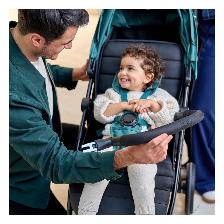 Lionelo - Αθλητικό παιδικό καρότσι MIRA σε σμαραγδί