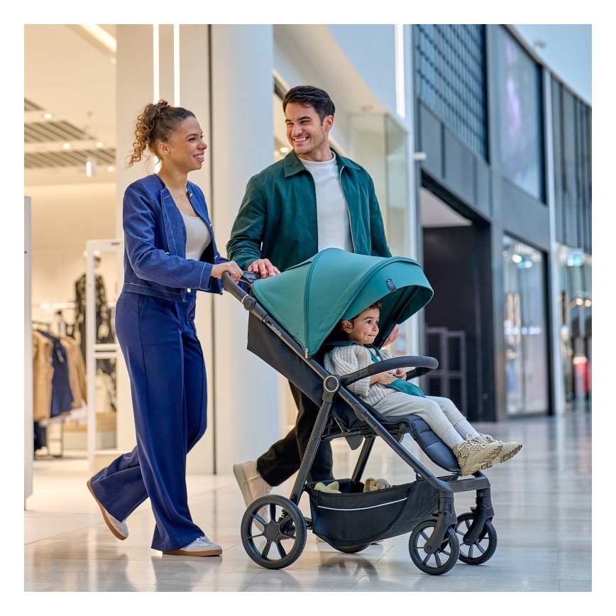 Lionelo - Αθλητικό παιδικό καρότσι MIRA Σμαραγδί