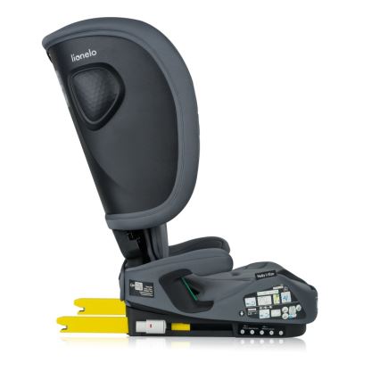 Lionelo - Αναδιπλούμενο παιδικό κάθισμα αυτοκινήτου NELLY i-Size 76-150 cm Γκρι Γραφίτης