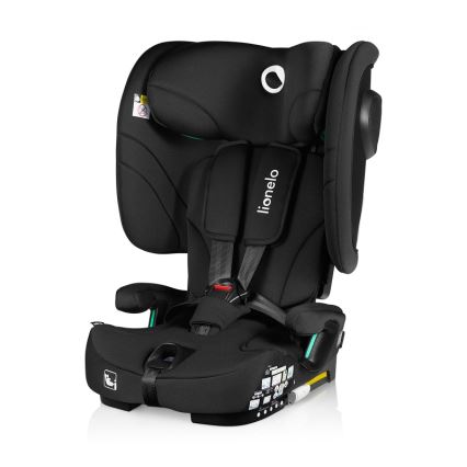 Lionelo - Αναδιπλούμενο παιδικό κάθισμα αυτοκινήτου NELLY i-Size 76-150 cm, Μαύρο Carbon
